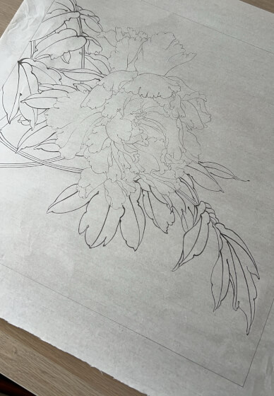 Guided Open Studio Class for Chinese Gongbi Painting