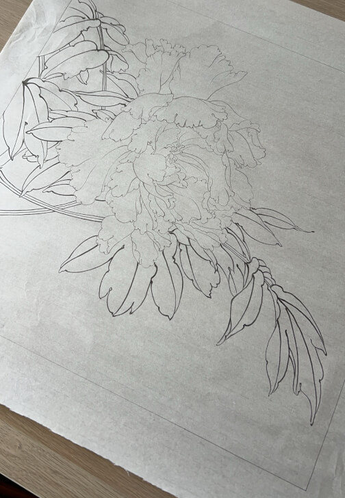 Guided Open Studio Class for Chinese Gongbi Painting