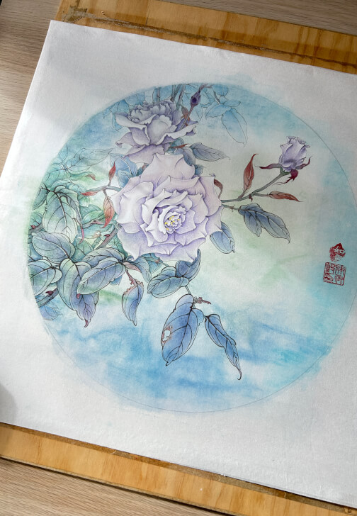 Guided Open Studio Class for Chinese Gongbi Painting
