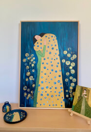 Gustav Klimt Inspired Painting Workshop with Hot Chocolate