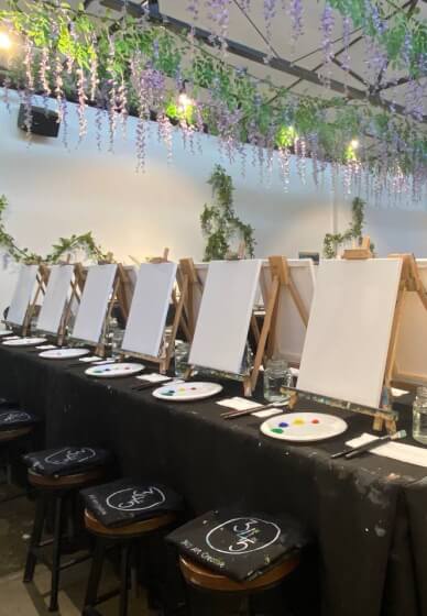 Gustav Klimt Inspired Painting Workshop with Hot Chocolate