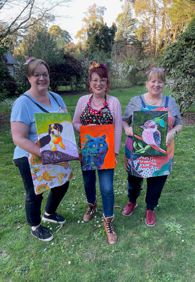 Half Day Workshop: Paint Your Pet Pop Art Style