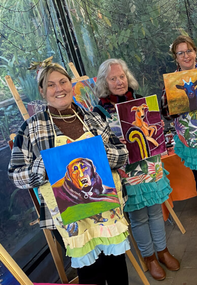 Half Day Workshop: Paint Your Pet Pop Art Style