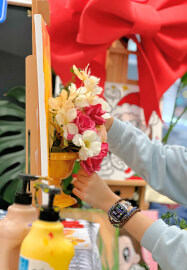 Half-Vase Faux Flower Acrylic Painting Workshop