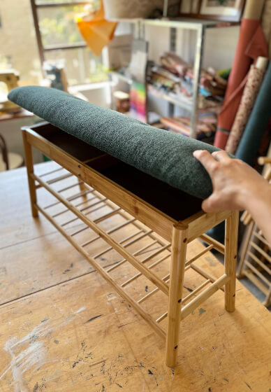 Hallway Bench Upholstery Workshop