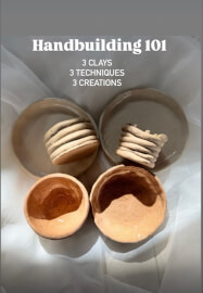 Hand Building Clay Workshop