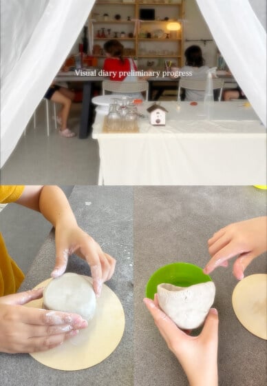 Hand Building Clay Workshop - Purple / Pink Marble