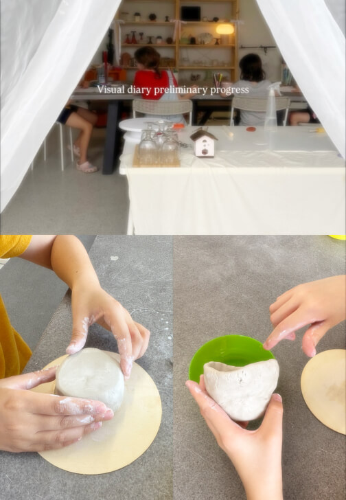 Hand Building Clay Workshop - Purple / Pink Marble