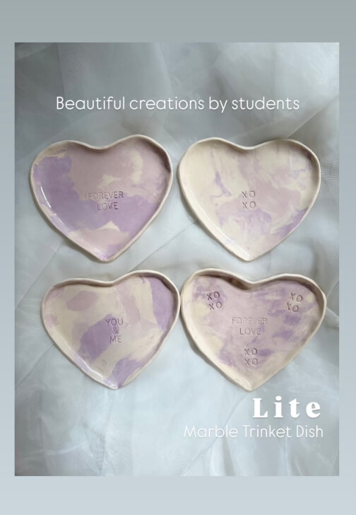 Hand Building Clay Workshop - Purple / Pink Marble