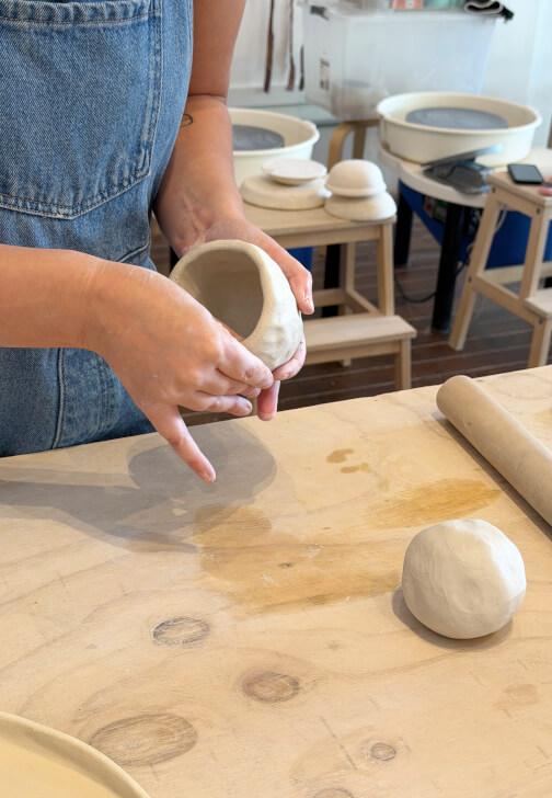 Hand Building Pottery Class