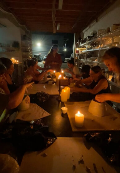 Hand Building Pottery Workshop: Mud by Moonlight