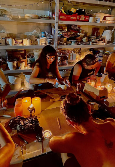 Hand Building Pottery Workshop: Mud by Moonlight