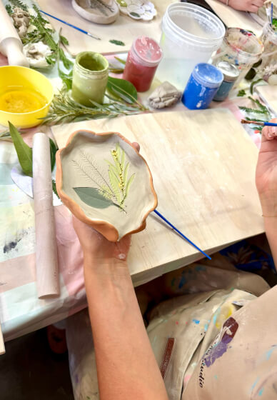 Hand Building Workshop: Botanical Handmade Dinnerware