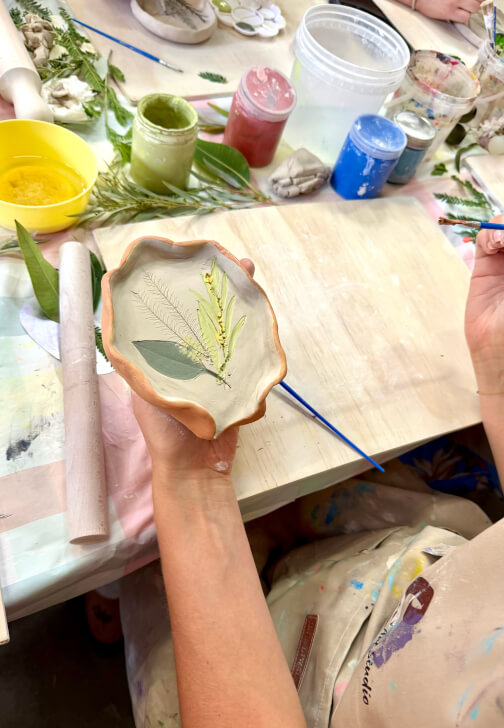 Hand Building Workshop: Botanical Handmade Dinnerware