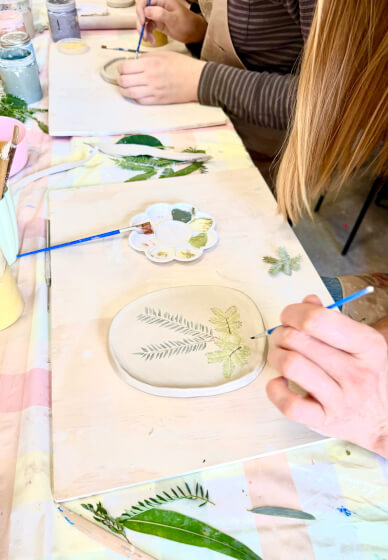 Hand Building Workshop: Botanical Handmade Dinnerware