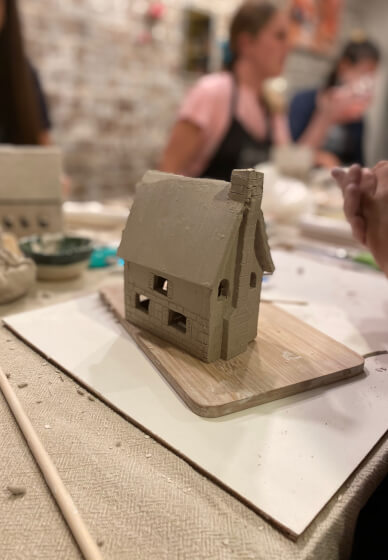Hand Building Workshop: Ceramic Winter House
