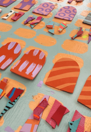 Hand Painted Leather Jewellery Workshop