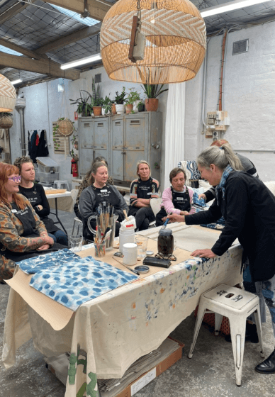 Hand Painting with Indigo Workshop