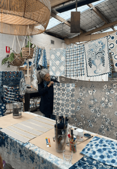 Hand Painting with Indigo Workshop