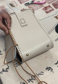 Hand Sew a Vintage Leather Bucket Bag Workshop