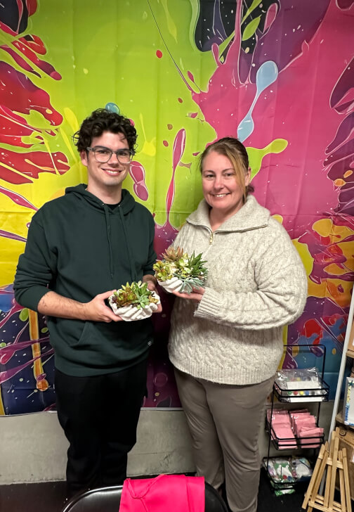 Hand Succulent Arrangement Workshop