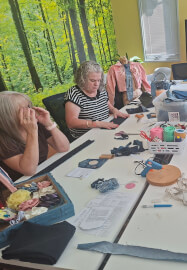 Handbag Embellishment Workshop with Reclaimed Materials