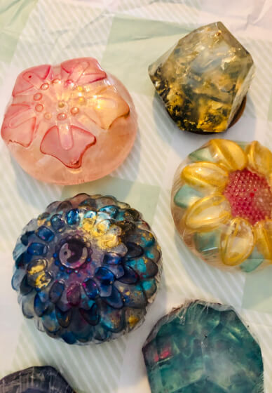 Handmade Gemstone Soap Making Workshop