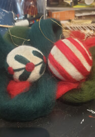 Handmade Holidays: Needle Felted Decoration Workshop