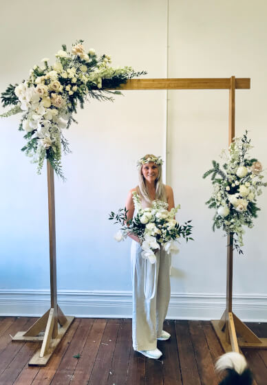 Hanging Large Scale Flower Install Workshop
