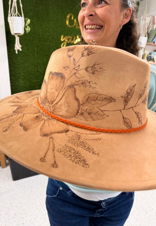 Hat Burning Workshop: Burn Your Brim Experience