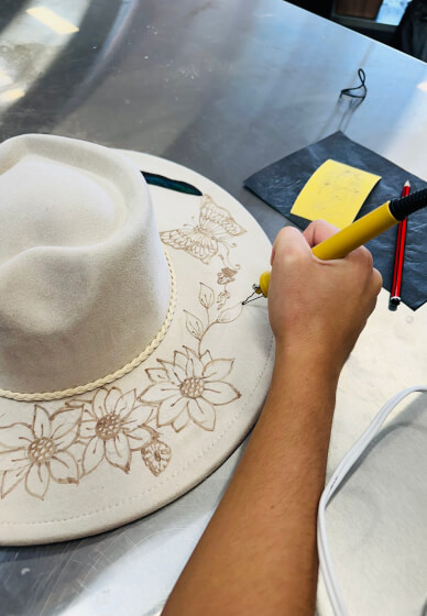 Hat Burning Workshop