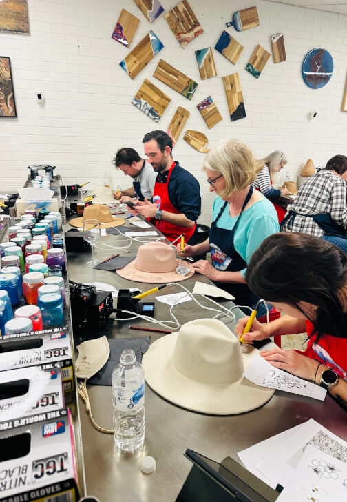 Hat Burning Workshop