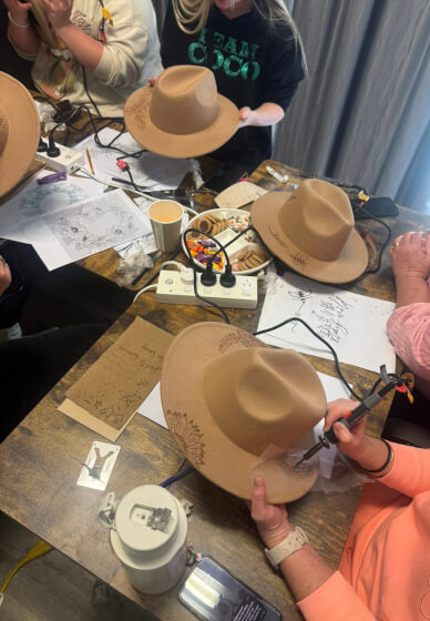 Hat Burning Workshop