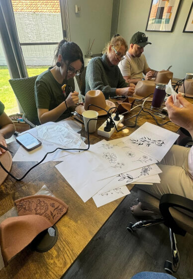 Hat Burning Workshop