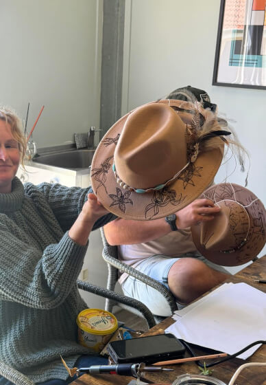 Hat Burning Workshop