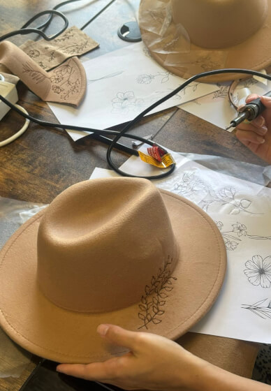 Hat Burning Workshop