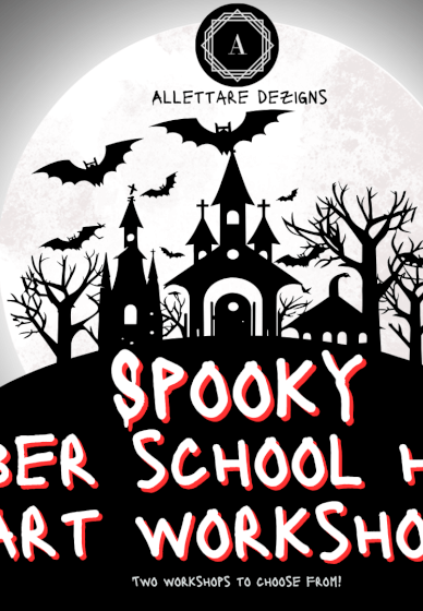 Hauntingly Fun School Holiday Art Workshop