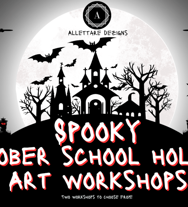 Hauntingly Fun School Holiday Art Workshop