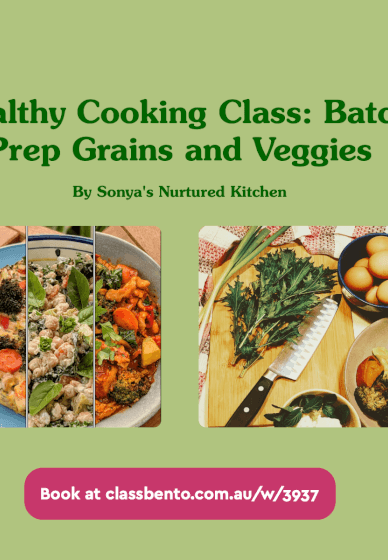 Healthy Cooking Class: Sugar Myths and Smart Baking