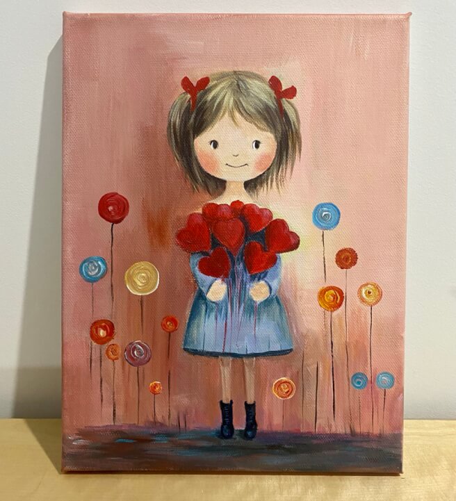 Hearts in Bloom Kids Painting Workshop