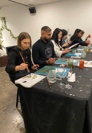 Heavy Textured Abstract Flower Workshop