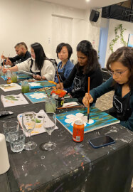 Heavy Textured Abstract Flower Workshop