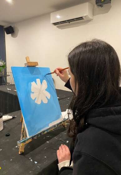 Heavy Textured Abstract Flower Workshop