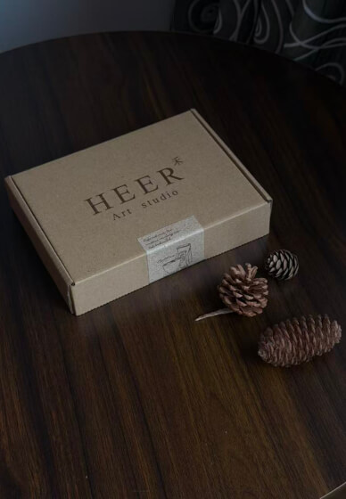 Heer Studio Complete Pottery Set - 500g Air Dry or Kiln Fire Clay
