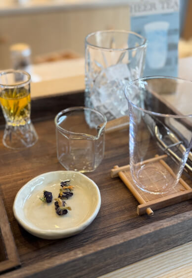 Heer Tea Drink Lab Workshop: Blue Waterfall