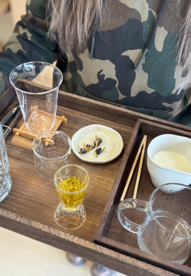 Heer Tea Drink Lab Workshop: Blue Waterfall