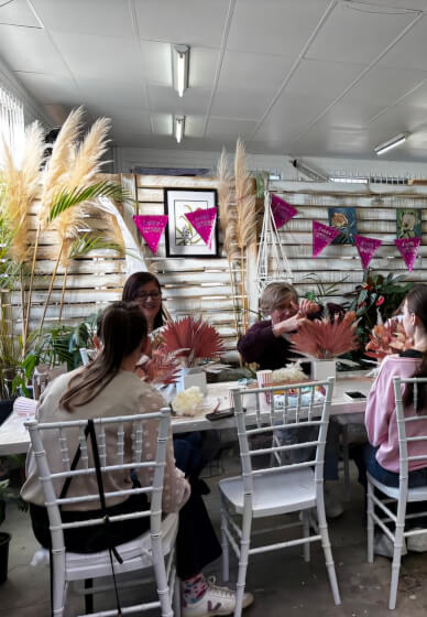 Hens Party Preserved Flower Workshop