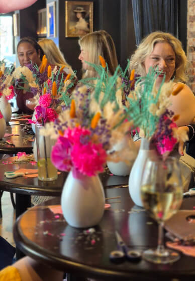Hen's Party Preserved Flower Workshop