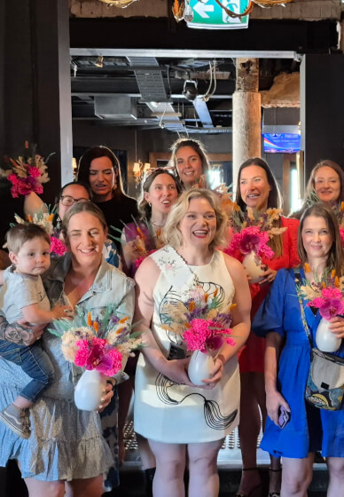Hen's Party Preserved Flower Workshop
