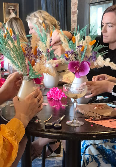 Hen's Party Preserved Flower Workshop